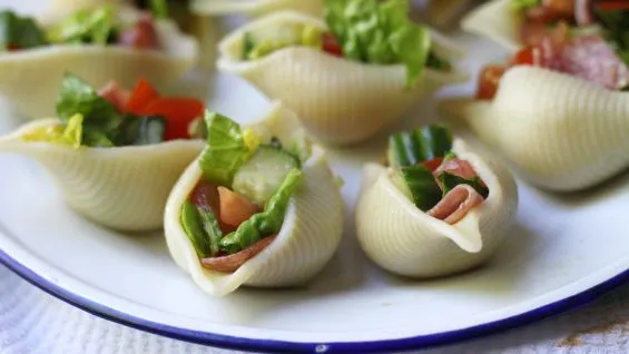 Italian Chopped Salad In Shells