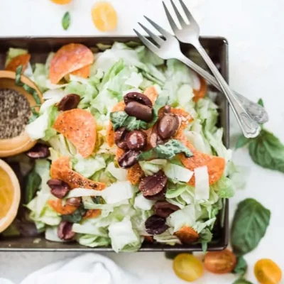 Italian Chopped Salad Pizzas