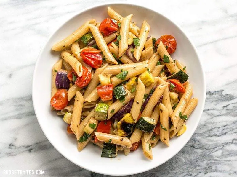 Italian Grilled Chicken & Vegetable Pasta