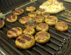 Italian Grilled Mushrooms