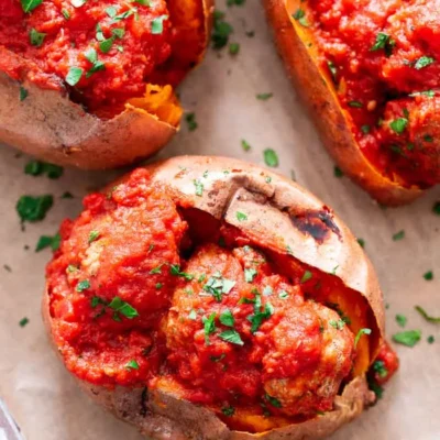 Italian-Inspired Stuffed Sweet Potatoes Recipe