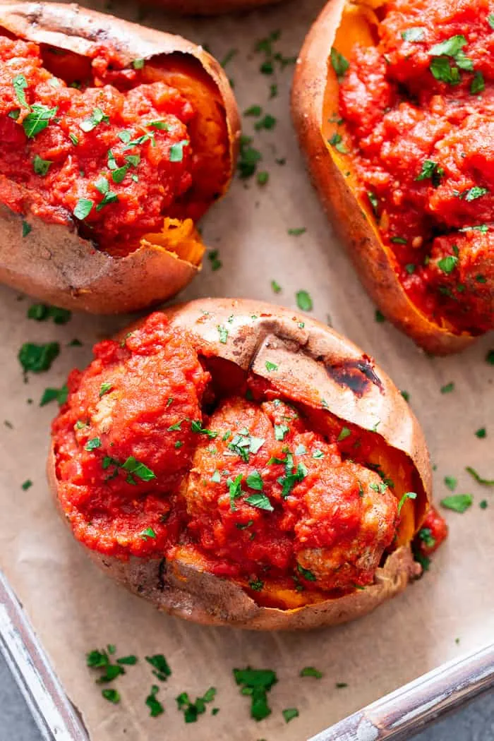 Italian-Inspired Stuffed Sweet Potatoes Recipe