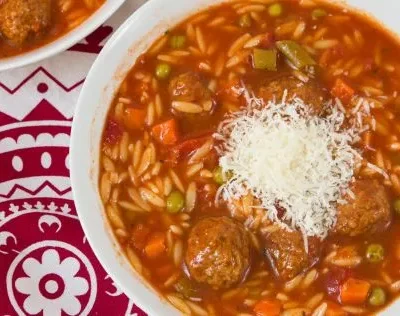 Italian Meatball Soup -Quick