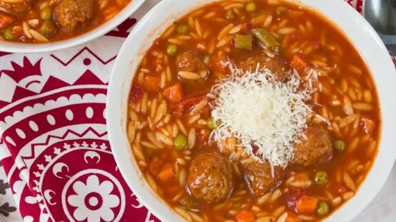 Italian Meatball Soup -Quick