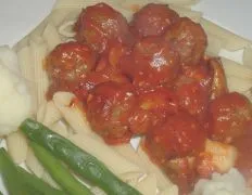 Italian Meatballs In Tomato Sauce