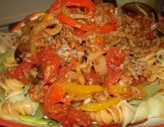 Italian Pepper And Sausage Dinner