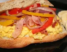 Italian Peppers And Egg Sandwiches