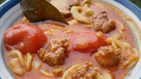 Italian Sausage Crockpot Soup