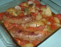 Italian Sausage Dump Casserole