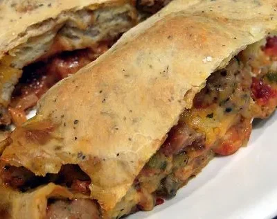 Italian Sausage Stromboli Aka Sausage Bread