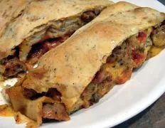 Italian Sausage Stromboli Aka Sausage Bread