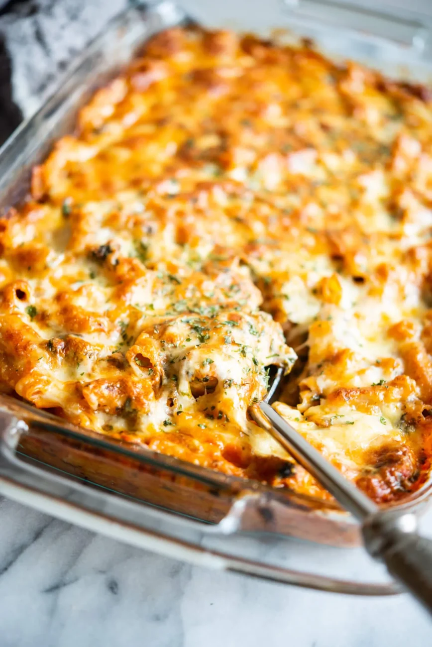 Italian Spinach & Pasta Bake