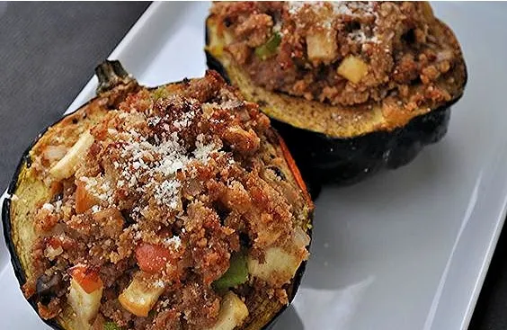 Italian Stuffed Acorn Squash- Crock Pot