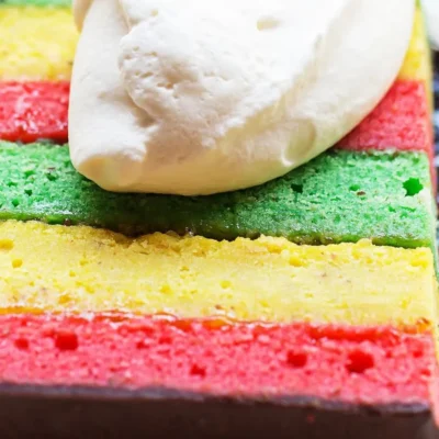 Italian Tri Color Cookies Rainbow