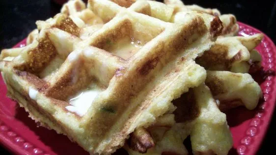 Jalapeno Cornbread Waffles