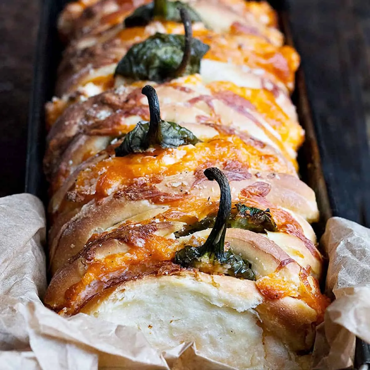 Jalapeno Popper Pull Apart Bread