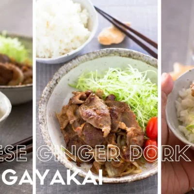 Japanese Ginger Pork Shogayaki