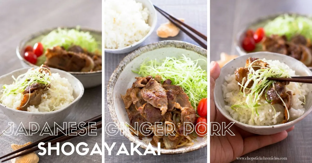 Japanese Ginger Pork Shogayaki