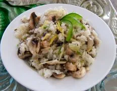 Jasmine Rice With Lemon And Mushrooms