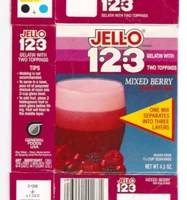 Jell O 123 Layered Dessert