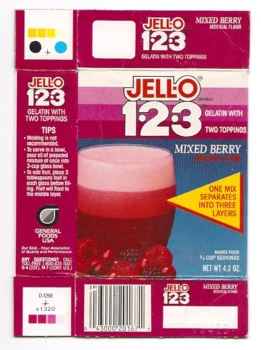 Jell O 123 Layered Dessert