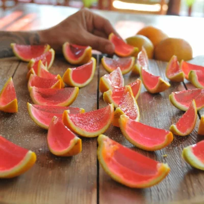 Jello Fruit Wedges