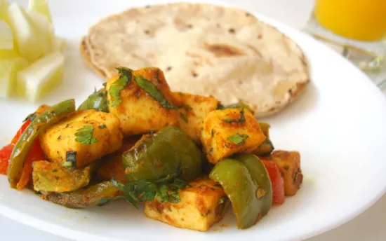 Jhat Phat Sabzi Bell Pepper Paneer