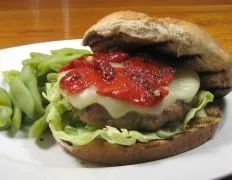 Juicy Mozzarella-Stuffed Turkey Burgers With Roasted Garlic Flavor