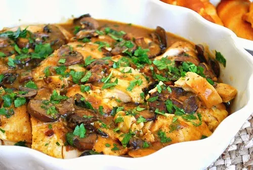 Juicy Oven-Baked Smothered Chicken Breasts Recipe