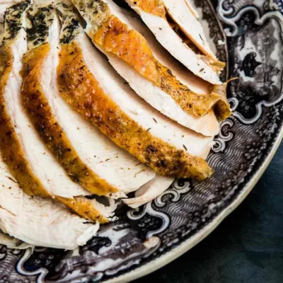 Juicy Roasted Turkey Breast With Homemade Gravy Recipe