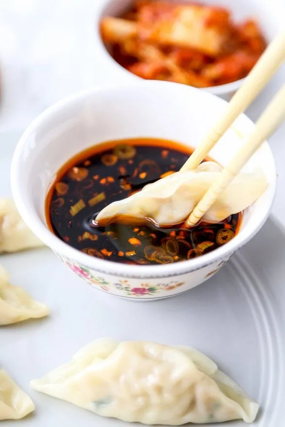 Juicy Steamed Pork Dumplings with Savory Dipping Sauce Recipe