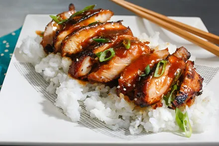 Juicy Teriyaki Glazed Chicken Thighs Recipe