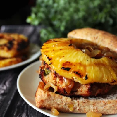 Juicy Teriyaki Glazed Onion Burgers Recipe