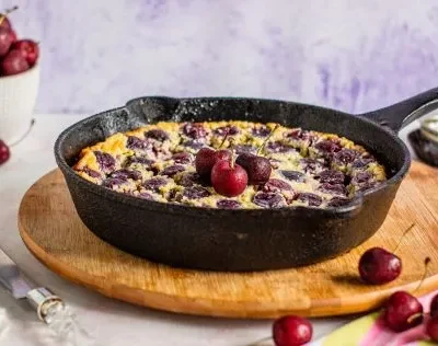 Julia Childs Cherry Clafoutis