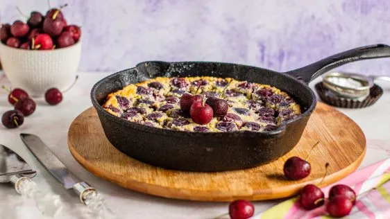 Julia Childs Cherry Clafoutis