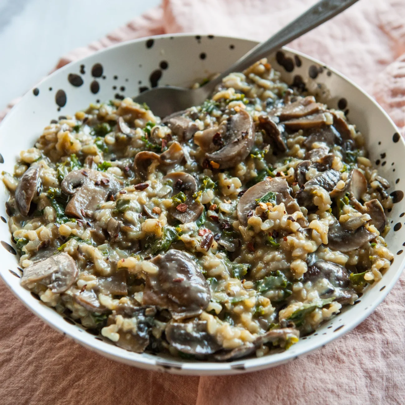 Kale And Wild Rice Casserole