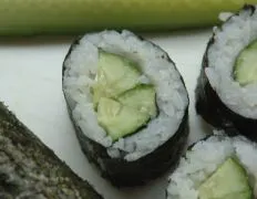 Kappa Maki Cucumber Sushi