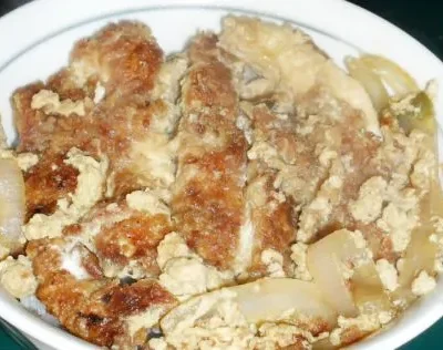 Katsu-Don Pork Cutlet Donburi