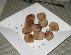 Keftedes  Greek Meatballs