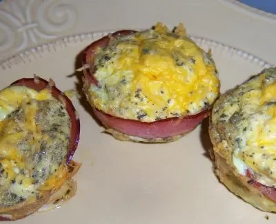 Keto-Friendly Bacon And Egg Breakfast Muffins - South Beach Diet Inspired