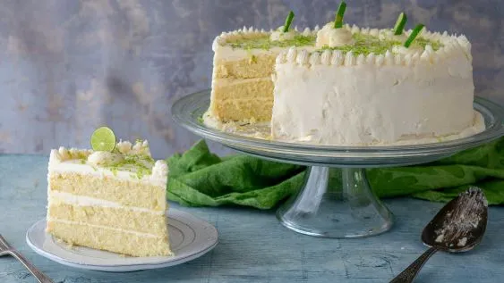 Key Lime Cake With White Chocolate