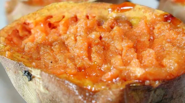 Kicked Up Baked Sweet Potatoes