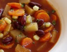 Kidney Bean- Vegetable Soup