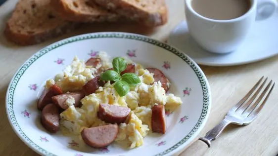 Kielbasa And Eggs