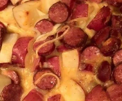 Kielbasa And Potato Bake