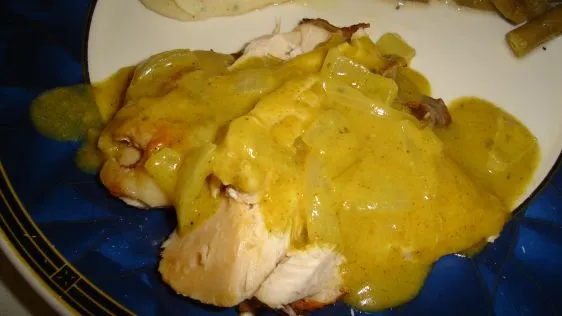 Kip Met Kerriesaus Baked Chicken