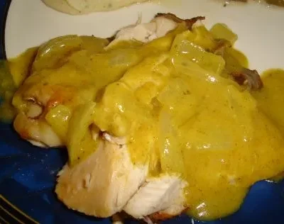 Kip Met Kerriesaus Baked Chicken