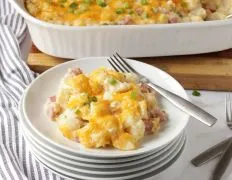 Kittencals Baked Potato Salad Casserole