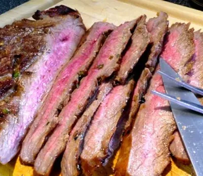 Kittencals Marinated Grilled Flank