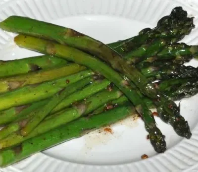 Kittencals Pan- Fried Asparagus